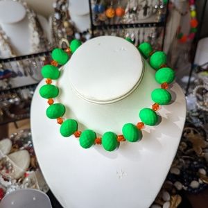 Chunky St Patrick's Day necklace